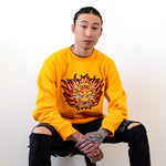 黃龍 The Yellow Dragon Embroidery Crewneck Sweater